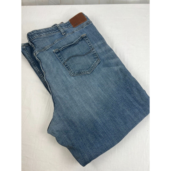 Men's LEE L642 Modern Series Relaxed Fit Straight Leg Jeans Size 46x30 Blue EUC - Picture 2 of 5